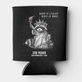 Liberty Raccoon 250 Years San Francisco Pride Blikjeskoeler