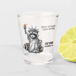 Liberty Raccoon San Francisco 250 Years Shot Glas