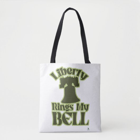 Liberty Ring My Bell Fun Tourism Design Tote Bag (Voorkant)
