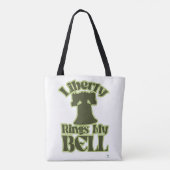 Liberty Ring My Bell Fun Tourism Design Tote Bag (Achterkant)