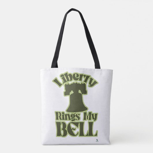Liberty Ring My Bell Fun Tourism Design Tote Bag (Achterkant)