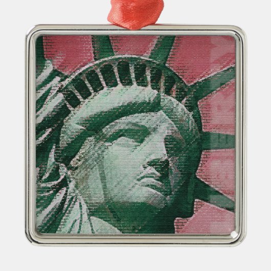 Liberty Rising Metalen Ornament (Voorkant)
