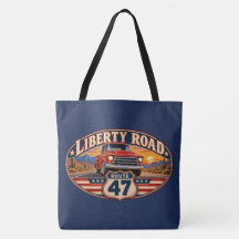 Liberty Road Route 47 Vintage Truck Navy Schoudert