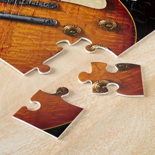 LIBERTY ROCKS  Amerikaanse vlag Legpuzzel (Zijkant)