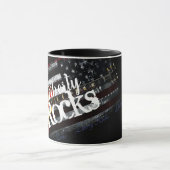 LIBERTY ROCKS  Amerikaanse vlag Mok (Midden)