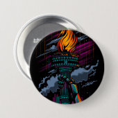 Liberty Ronde Button 7,6 Cm (Voorkant /achterkant)