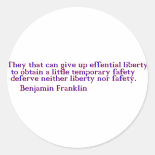Liberty Ronde Sticker