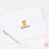 Liberty Ronde Sticker (Envelop)