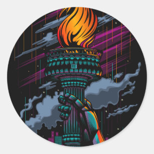 Liberty Ronde Sticker