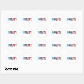 Liberty Ronde Sticker (Vel)