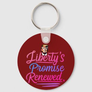 Liberty’s belofte vernieuwd met Donald Trump Sleutelhanger