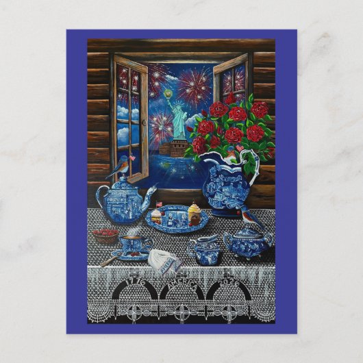 Liberty’s Tea Time Delight! Briefkaart (Voorkant)