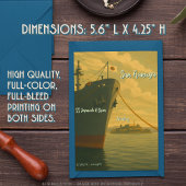 Liberty Ship SS Jeremiah O'Brien | Alcatraz Travel Briefkaart