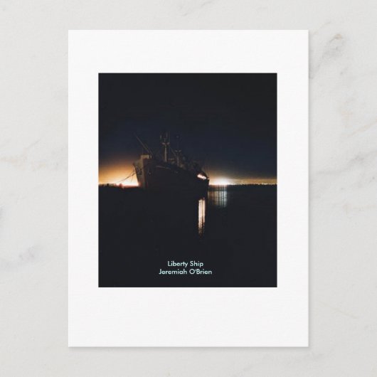 Liberty Ship SSJeremiah O'Brien - Gepersonaliseerd Briefkaart (Voorkant)