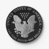 Liberty Silver Dollar Tail 2006 Papieren Bordje (Voorkant)