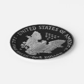Liberty Silver Dollar Tail 2006 Papieren Bordje (Gekanteld)