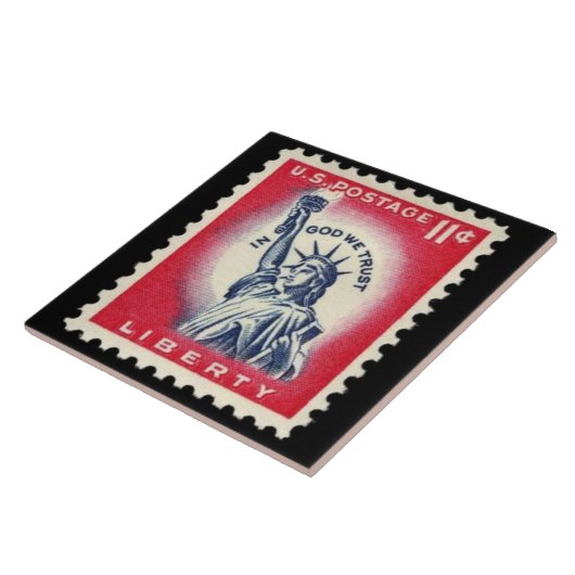 Liberty Stamp Tegeltje (Zijkant)