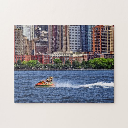Liberty State Park - Jet Ski in Morris Canal Basin Legpuzzel (Horizontaal)