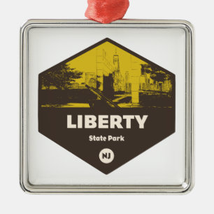 Liberty State Park New Jersey Metalen Ornament
