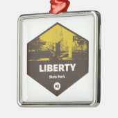 Liberty State Park New Jersey Metalen Ornament (Links)