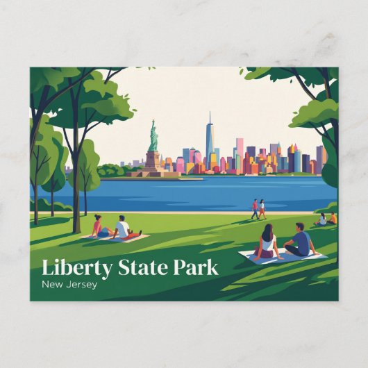 Liberty State Park VS Briefkaart (Voorkant)