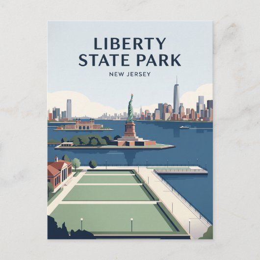 Liberty State Park VS Briefkaart (Voorkant)
