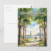 Liberty State Park VS Briefkaart (Voorkant / Achterkant)