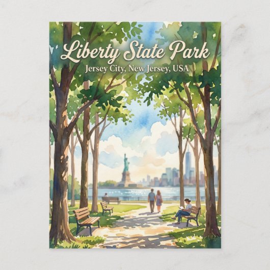 Liberty State Park VS Briefkaart (Voorkant)