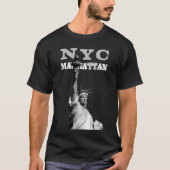 Liberty Statue New York City Nyc Manhattan Mannen T-shirt (Voorkant)