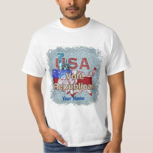 Liberty Stem Republikeins T-shirt