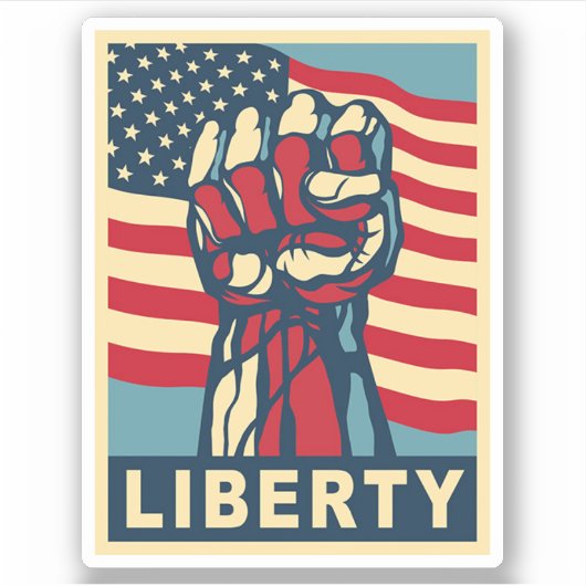 Liberty Sticker (Voorkant)