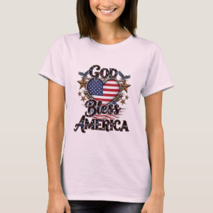 Liberty Style: USA Slogan Design T-shirt