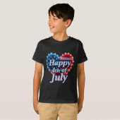 Liberty Style: USA Slogan Design T-shirt (Voorkant volledig)