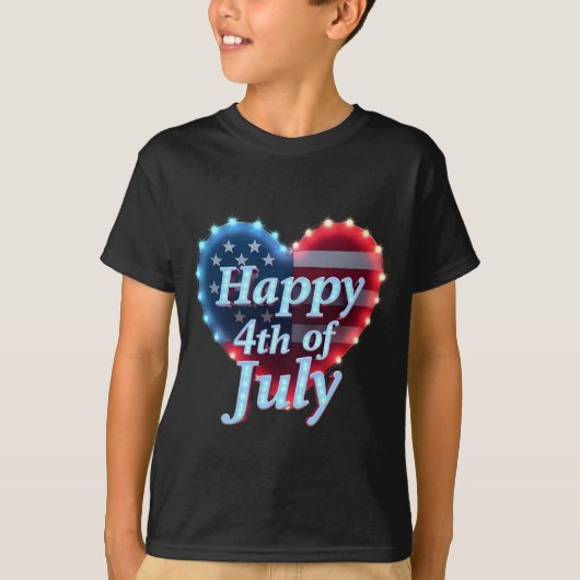 Liberty Style: USA Slogan Design T-shirt (Voorkant)