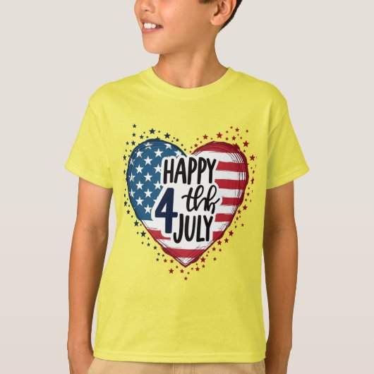 Liberty Style: USA Slogan Design T-shirt (Voorkant)