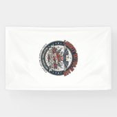 Liberty Tattoo Flash Patriottisch Patriottische Ta Spandoek (Horizontaal)