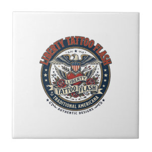 Liberty Tattoo Flash Patriottisch Patriottische Ta Tegeltje