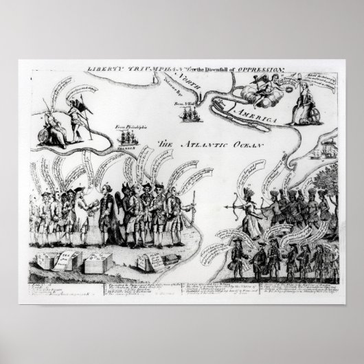 Liberty Triumphant, of de ondergang Poster (Voorkant)