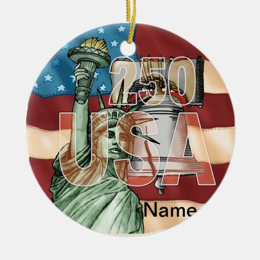 Liberty USA 250th anniversary Ornament (Voorkant)