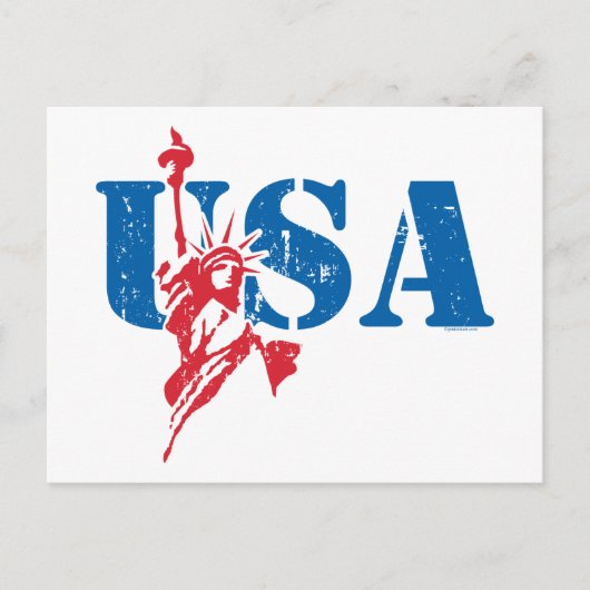 Liberty USA Briefkaart (Voorkant)