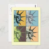 Liberty USA Briefkaart (Voorkant / Achterkant)