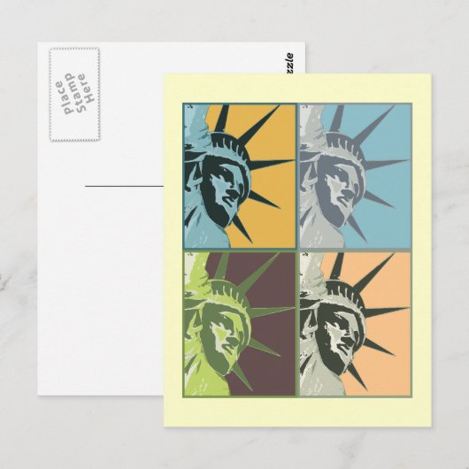 Liberty USA Briefkaart (Voorkant / Achterkant)