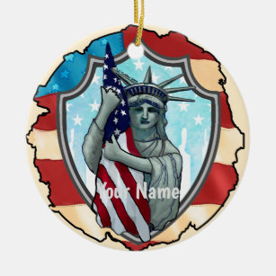 Liberty USA Keramisch Ornament