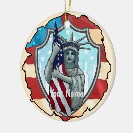 Liberty USA Ornament (Links)