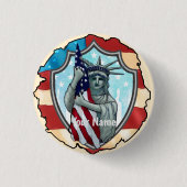 Liberty USA Ronde Button 3,2 Cm (Voorkant)