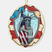 Liberty USA Sieraad Keramisch Ornament (Links)