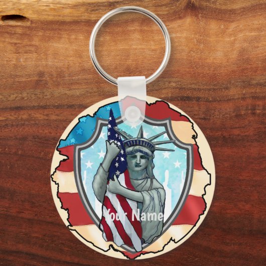 Liberty USA Sleutelhanger (Voorkant)
