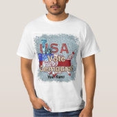 Liberty Vote Democratische T-shirt (Voorkant)