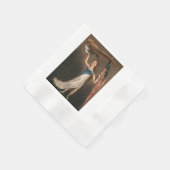 Liberty Woman Eagle American Flag USA Oil Painting Servet (Hoek)