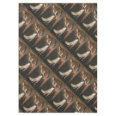 Liberty Woman Eagle American Flag USA Oil Painting Tafelkleed (Voorkant)